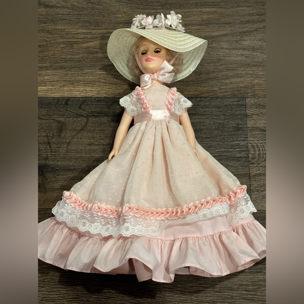 Elegant Effanbee Doll Pink with Hat